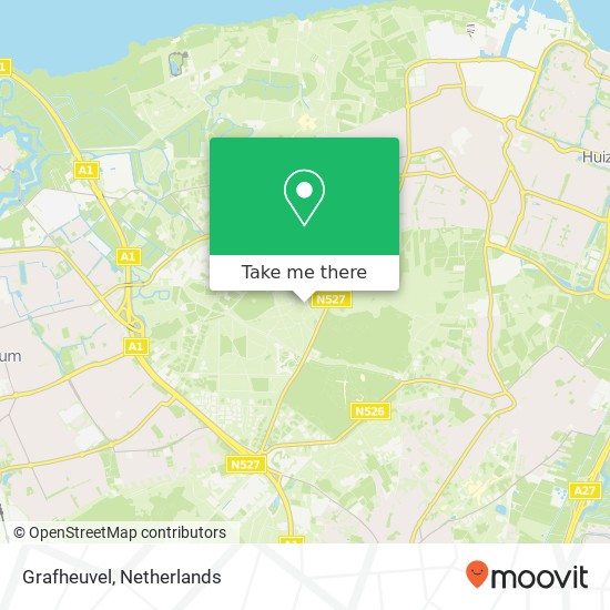 Grafheuvel map