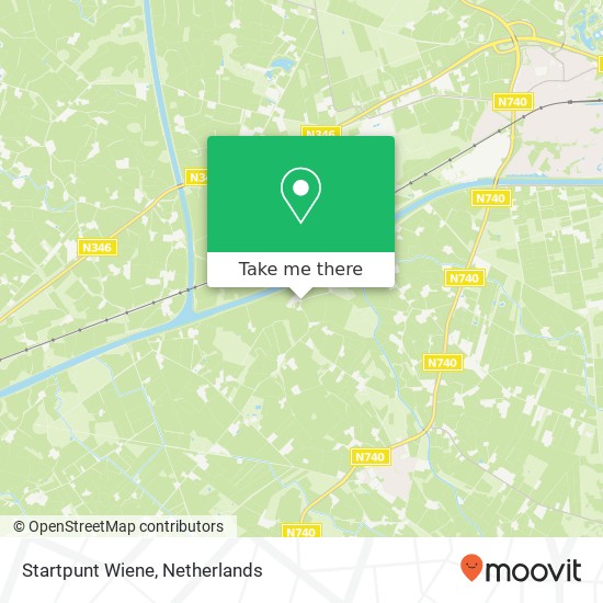 Startpunt Wiene map