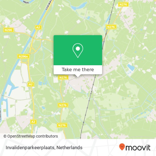 Invalidenparkeerplaats map