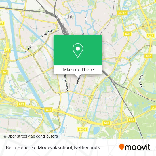 Bella Hendriks Modevakschool map