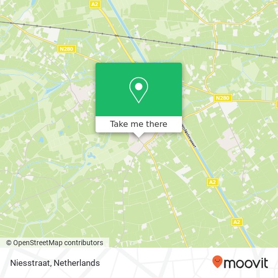 Niesstraat map