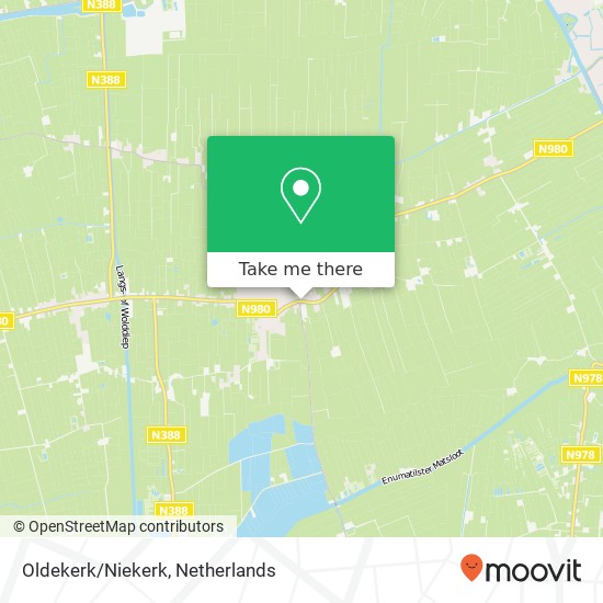 Oldekerk/Niekerk Karte