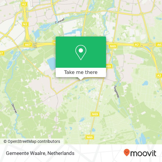 Gemeente Waalre map