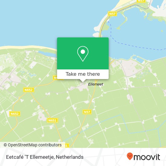Eetcafé 'T Ellemeetje map