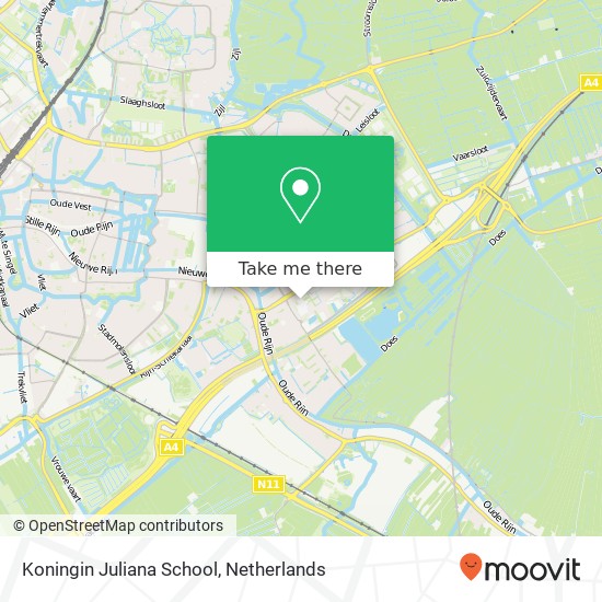 Koningin Juliana School map