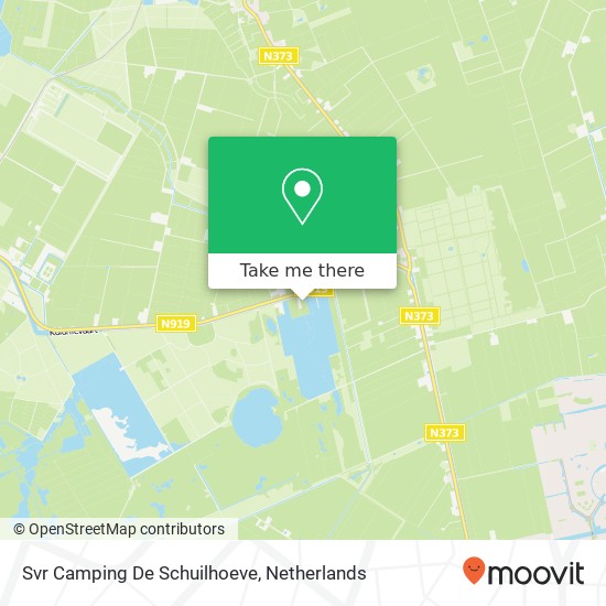 Svr Camping De Schuilhoeve map