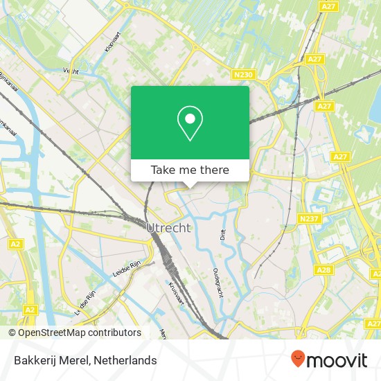 Bakkerij Merel map