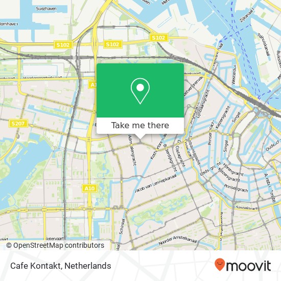 Cafe Kontakt map