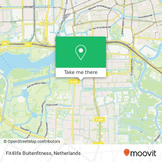 Fit4life Buitenfitness map