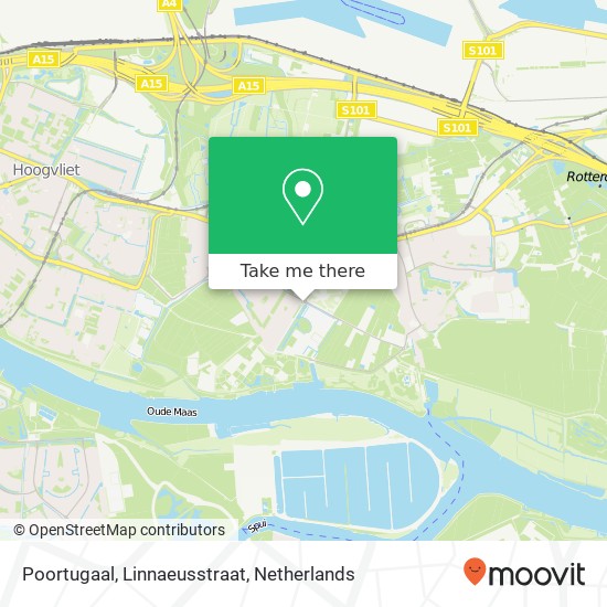 Poortugaal, Linnaeusstraat map