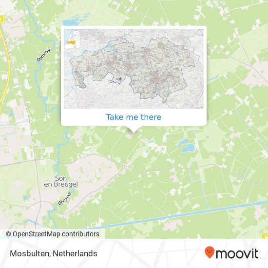 Mosbulten map