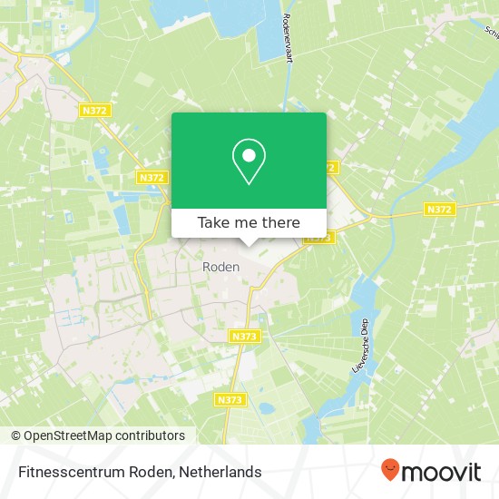 Fitnesscentrum Roden map