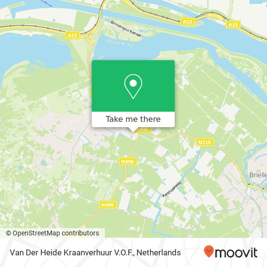 Van Der Heide Kraanverhuur V.O.F. map