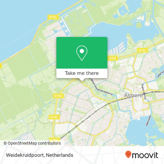 Weidekruidpoort map
