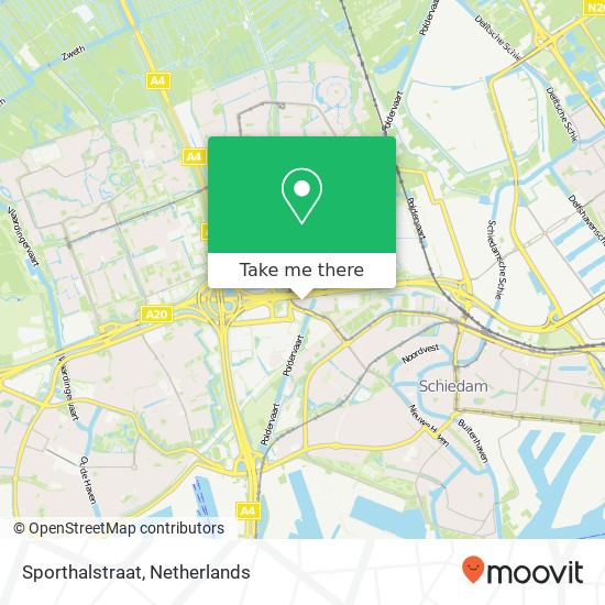 Sporthalstraat Karte