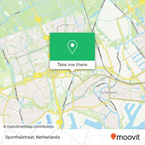 Sporthalstraat map