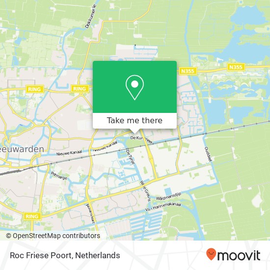 Roc Friese Poort map