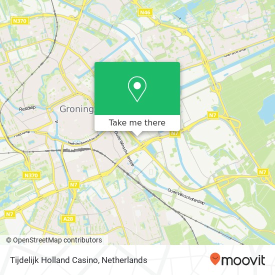 Tijdelijk Holland Casino map