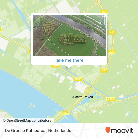 De Groene Kathedraal Karte