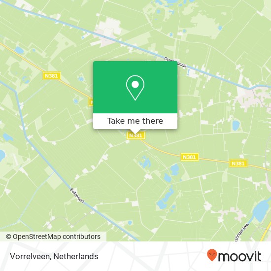 Vorrelveen, 9415 TE Hijken map