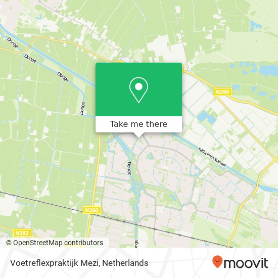 Voetreflexpraktijk Mezi, Melickstraat 15 map