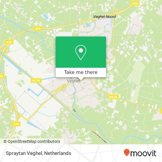 Spraytan Veghel map