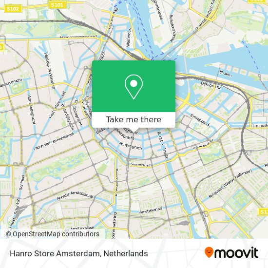 Hanro Store Amsterdam map