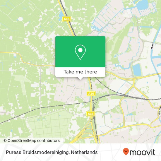 Puress Bruidsmodereiniging, Groenstraat 6 map