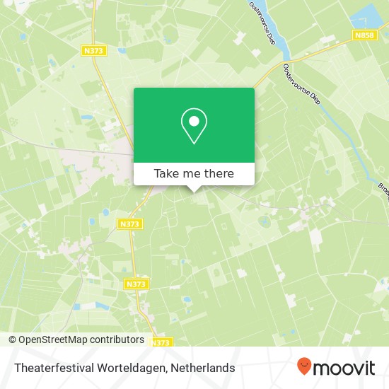 Theaterfestival Worteldagen map