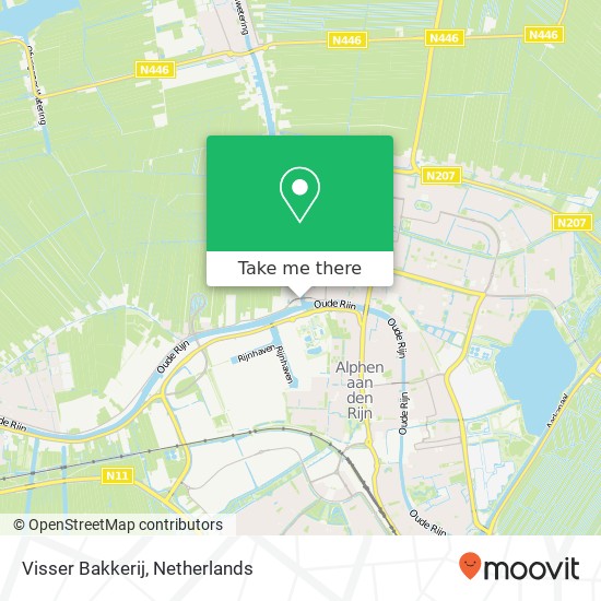 Visser Bakkerij, 's Molenaarsweg map