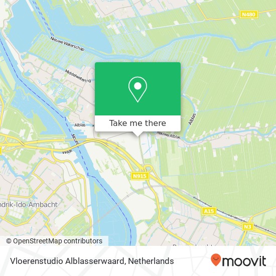 Vloerenstudio Alblasserwaard, Ohmweg 7 map