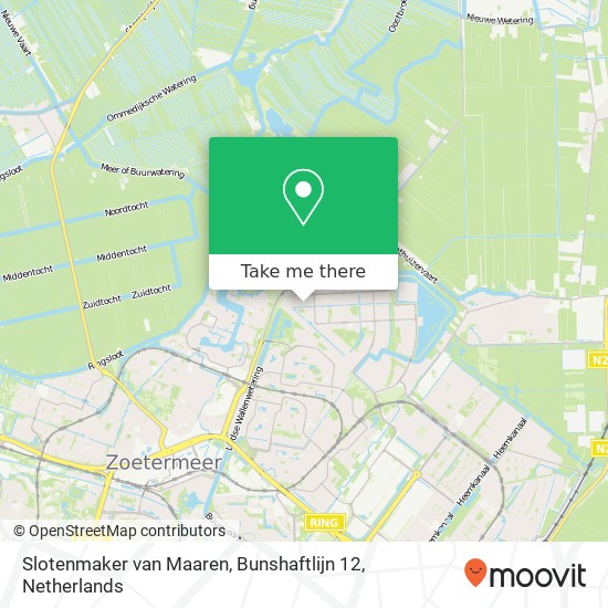 Slotenmaker van Maaren, Bunshaftlijn 12 map