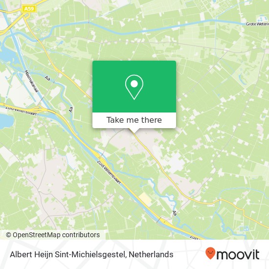 Albert Heijn Sint-Michielsgestel, Sassenheimseweg Karte