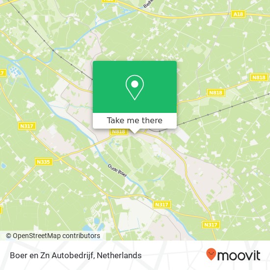 Boer en Zn Autobedrijf, Laan van Wisch 6 map