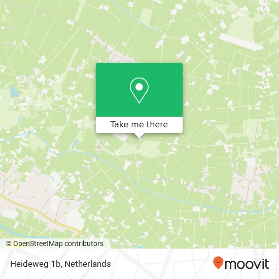 Heideweg 1b, 5472 LC Loosbroek map