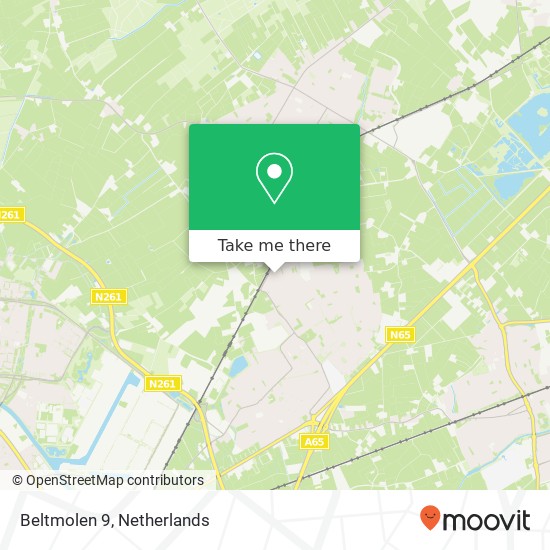 Beltmolen 9, 5057 AJ Berkel-Enschot map