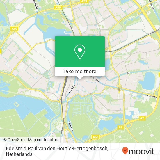 Edelsmid Paul van den Hout 's-Hertogenbosch map