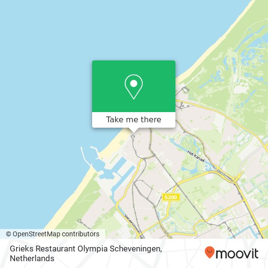 Grieks Restaurant Olympia Scheveningen map