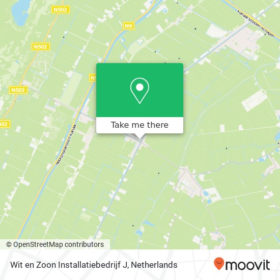 Wit en Zoon Installatiebedrijf J, Grote Sloot 203A map