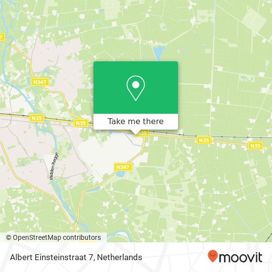 Albert Einsteinstraat 7, 7442 DK Nijverdal map