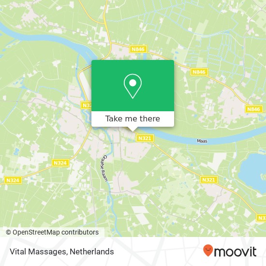 Vital Massages, Dokter Kanterslaan 222 map