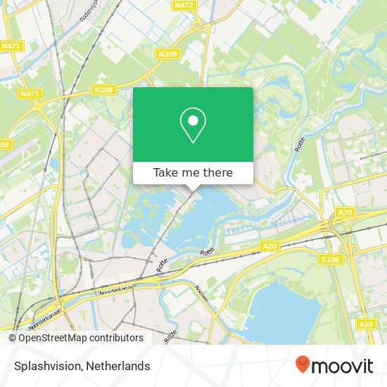 Splashvision, Bergse Dorpsstraat 5 Karte