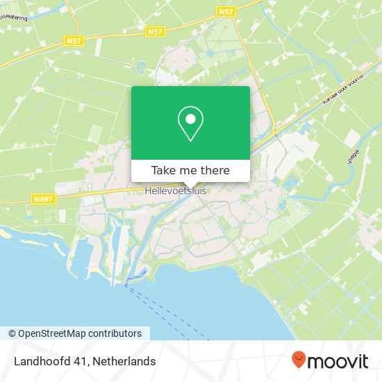 Landhoofd 41, 3223 DK Hellevoetsluis Karte