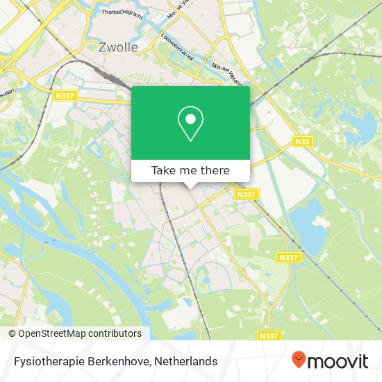 Fysiotherapie Berkenhove, Nieuwe Deventerweg 99 map