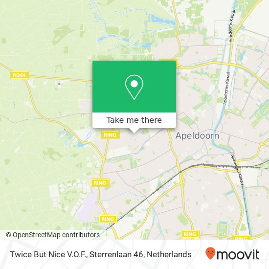 Twice But Nice V.O.F., Sterrenlaan 46 map