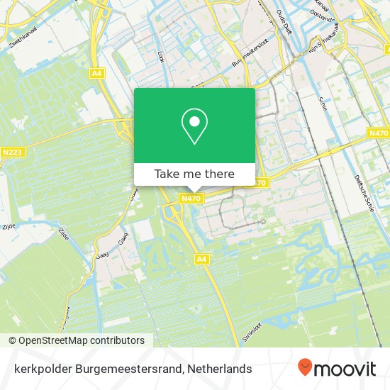 kerkpolder Burgemeestersrand, 2625 Delft map