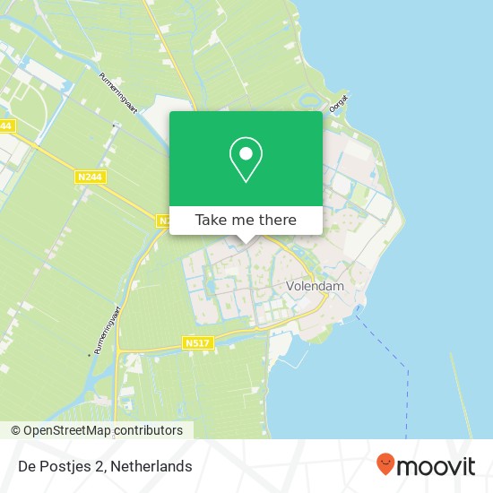 De Postjes 2, 1132 JG Volendam map
