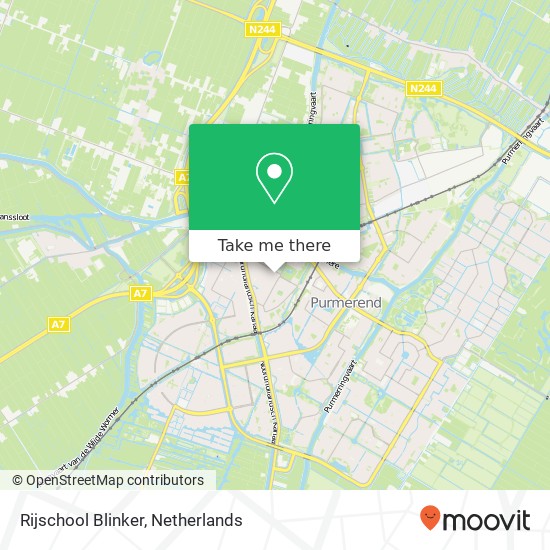 Rijschool Blinker, Vooruitstraat 139 Karte