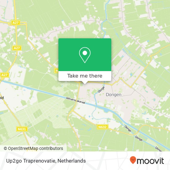 Up2go Traprenovatie, Spuistraat 15 Karte