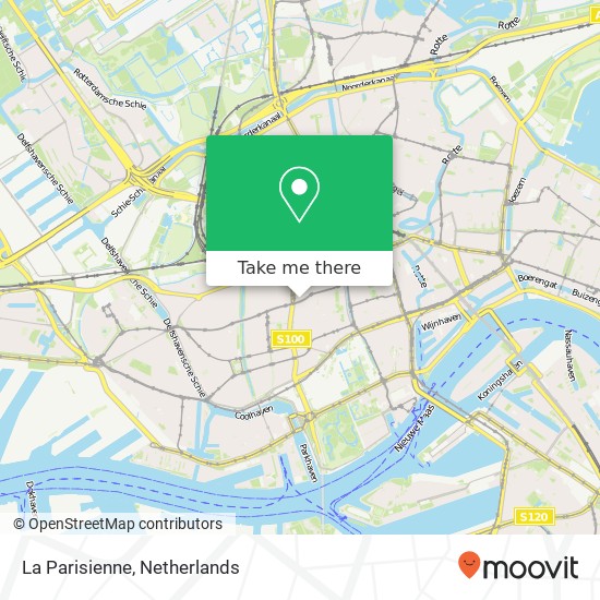 La Parisienne, 1e Middellandstraat 23B map